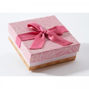 Εκτύπωση όμορφο ροζ χαρτοκιβώτιο χαρτονιού συσκευασίας για τα cookies